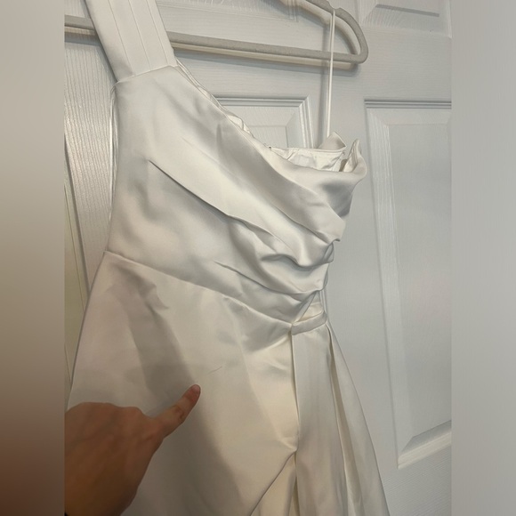 SAU LEE Brenda Dress in White - Picture 9 of 13